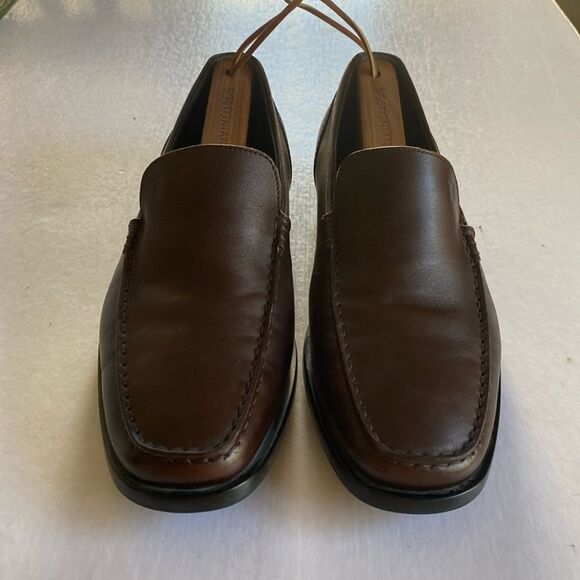 Tod’s Brown Leather Loafers Size 6 - Picture 1 of 10